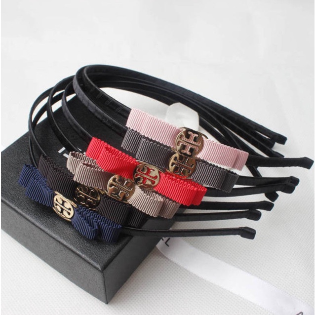 Bando Bandana Poni Korea / Bando Wanita Polos Tipis Pita Tori