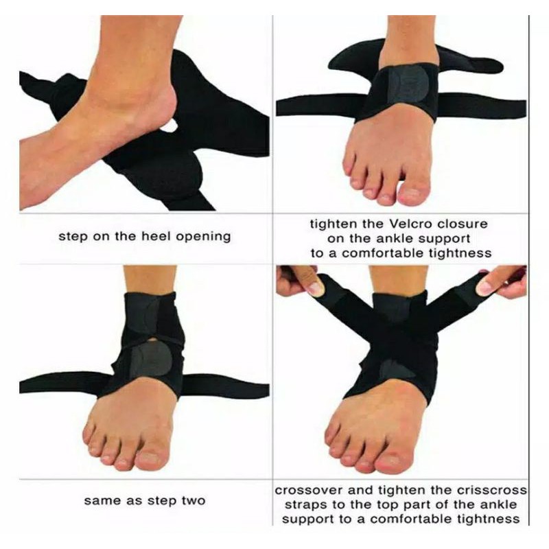 Ankle Support Deker Engkel Braces Guard Pelindung Protector Elastic Ankle