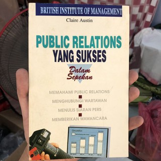 Jual Buku Public Relations Yang Sukses Dalam Sepekan - Claire Austin ...