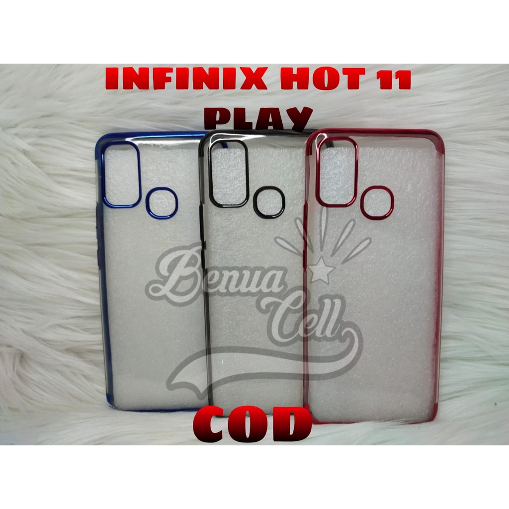 INFINIX HOT 11 PLAY SOFTCASE SHINING CHROME PREMIUM INFINIT HOT 11 PLAY - BC