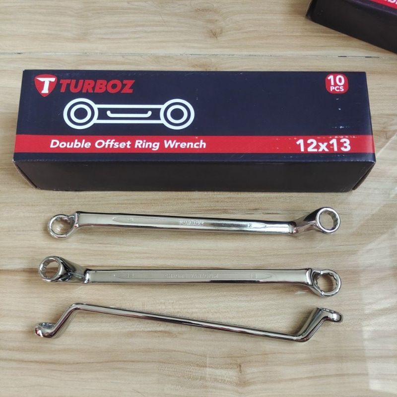 TURBOZ kunci ring 12x13 / double offset ring wrench 12x13 turboz