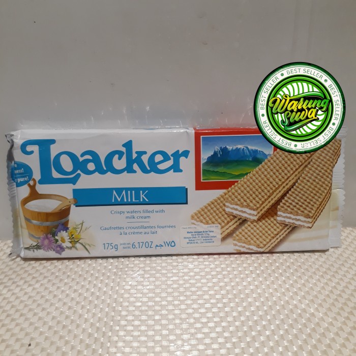 

wafer loacker milk 175 gram