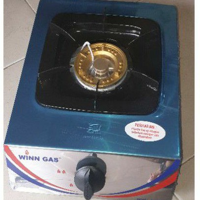 kompor 1 tungku wingas api besar stainless win 111GY