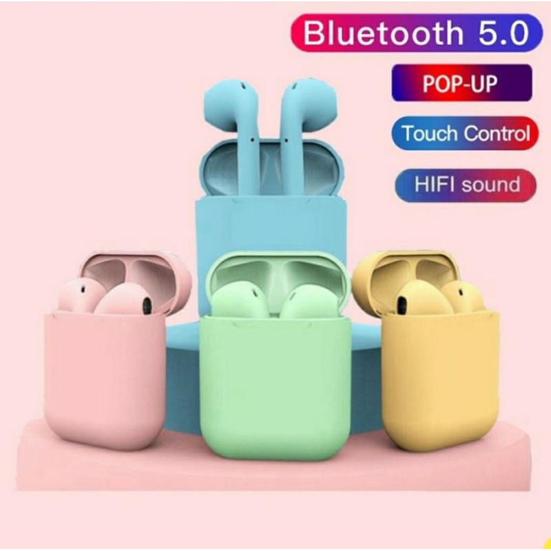 HEADSET MACARON WIRELESS I12 - HANDSFREE MACARON I12 WIRELESS 5.0 - HF MACARON I12 WIRELESS