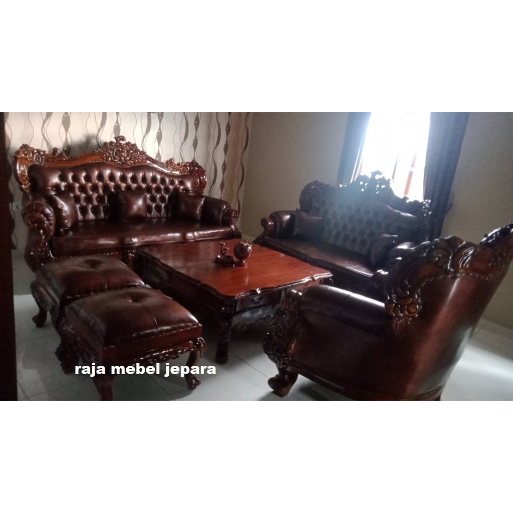 Sofa bulldog mewah kursi ukir mewah sofa ukir furniture jepara