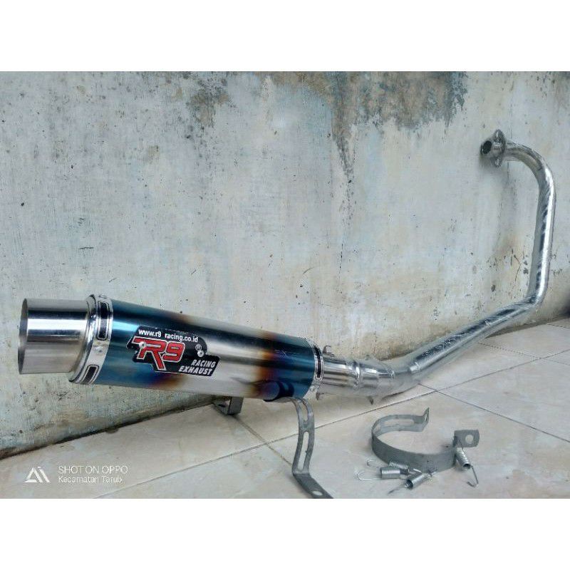 Knalpot Racing Pelangi R9 for Jupiter MX Satria Fu Sonic Jupiter MX New