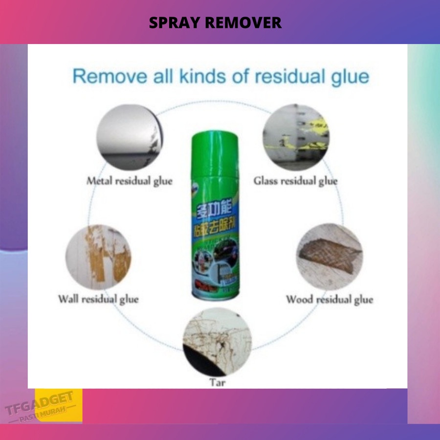 

Spray penghapus bekas cat noda lem penghilang sticker remover