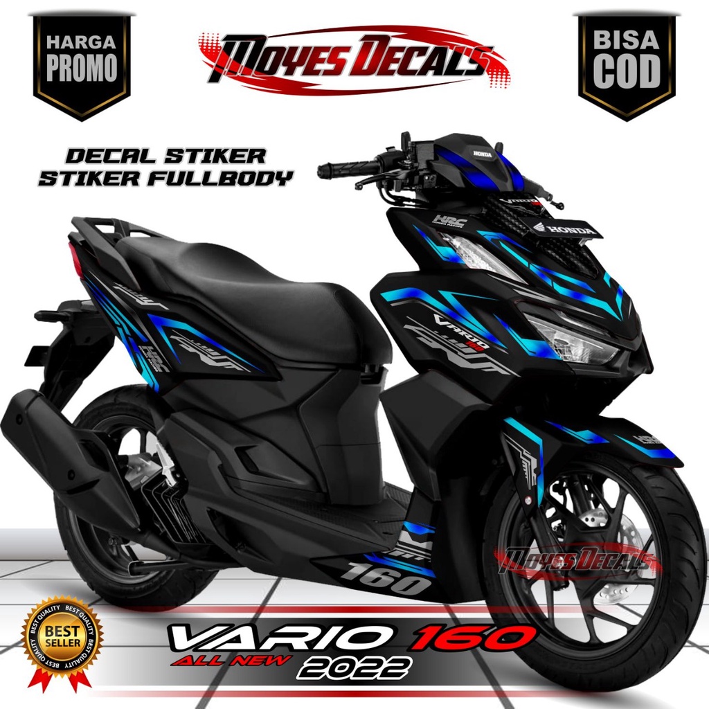 Decal Stiker Full Body Vario New 160 2022 Sticker Modifikasi Variasi Aksesoris Sticker All New Vario