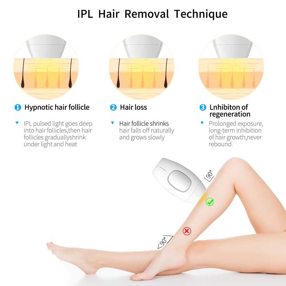 GIJ - Kyliebeauty IPL Laser Epilator Permanent Hair Removal