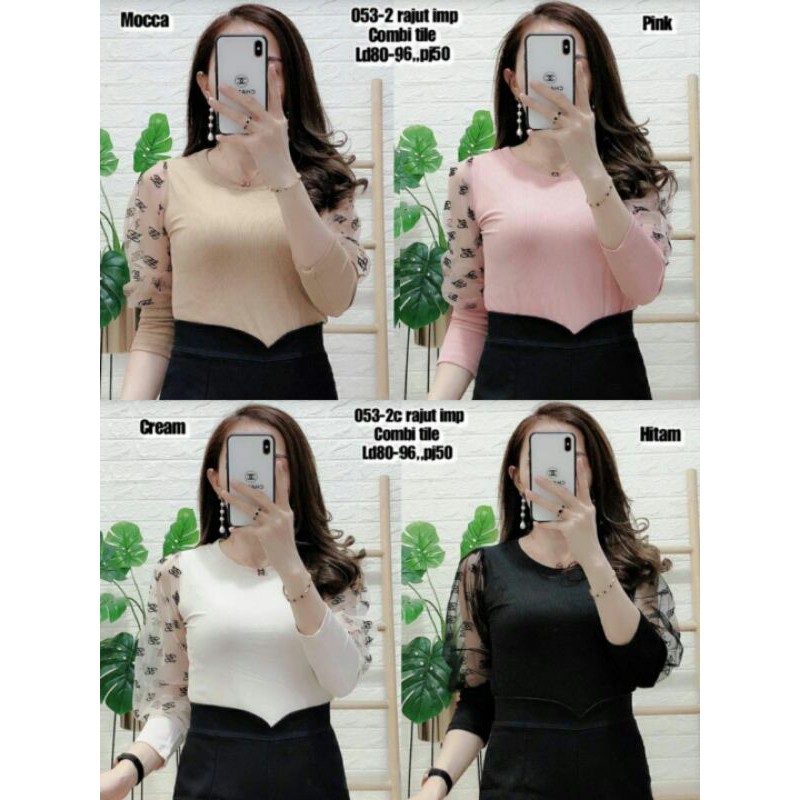 ATASAN RAJUT CHANEL PREMIUM IMPORT 053-2