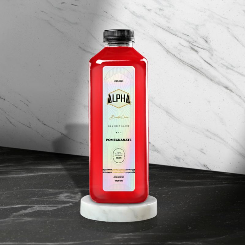 

ALPHA SYRUPS : POMEGRANATE