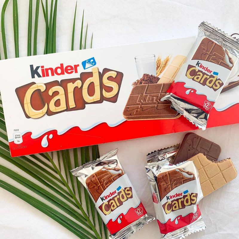 Jual Kinder Cards Kinder Joy Kinder Hippo Bueno Chocolate Wafer Cream ...