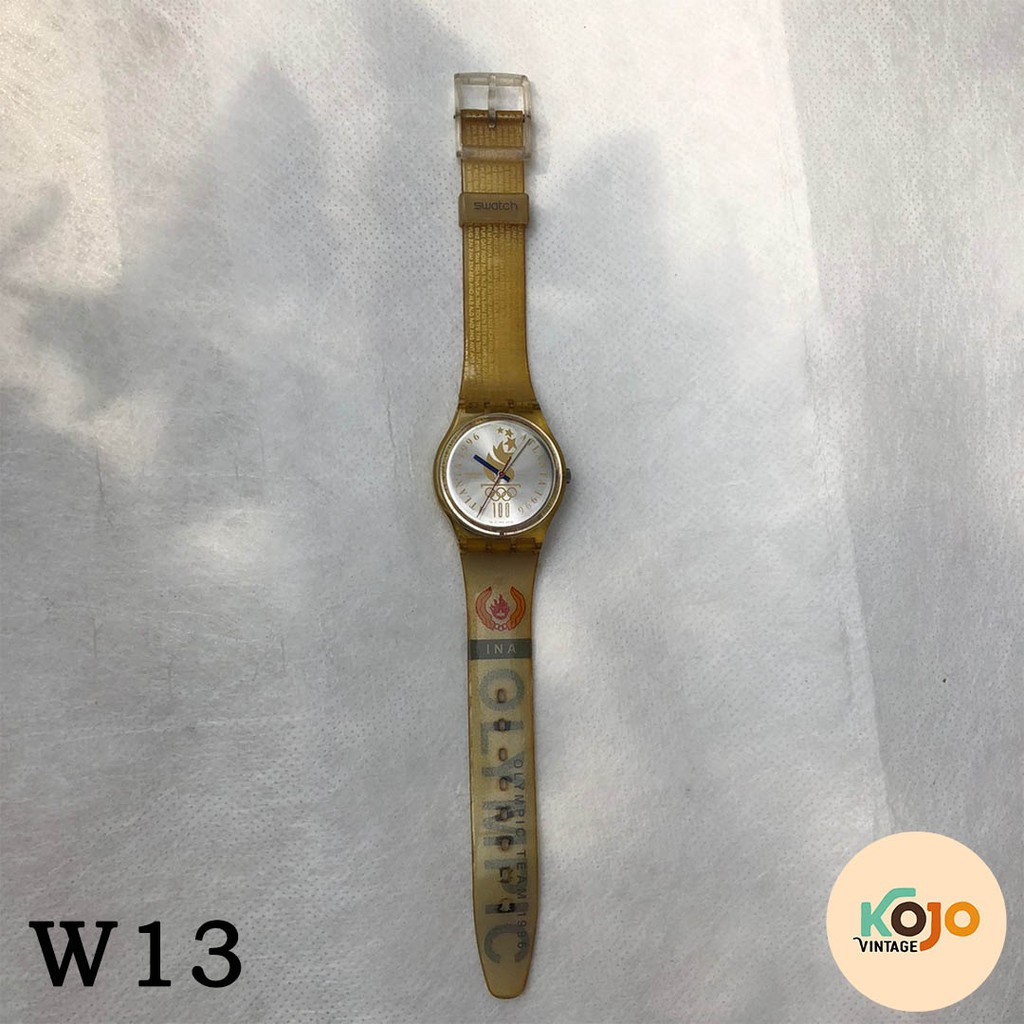 Jam Tangan Pria Antik Jadul Klasik Vintage Swatch - Atlanta 1996 Olympic Indonesia