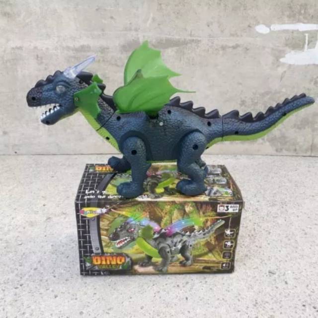 Mainan Robot Naga Dinosaurus - Dinosaurus bisa jalan bisa nyala