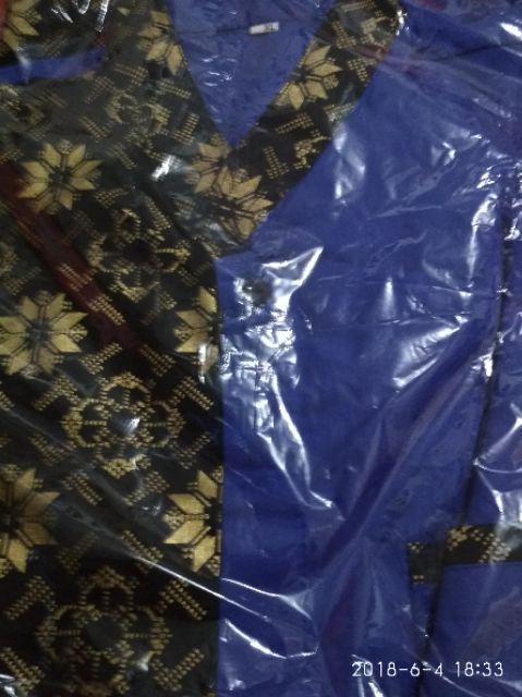 Batik Dolby Dolbi Dobby Doby Tenun Sutra Tulis Katun Atbm Baron Sarimbit Couple Pkl Hem Sogan Srg309