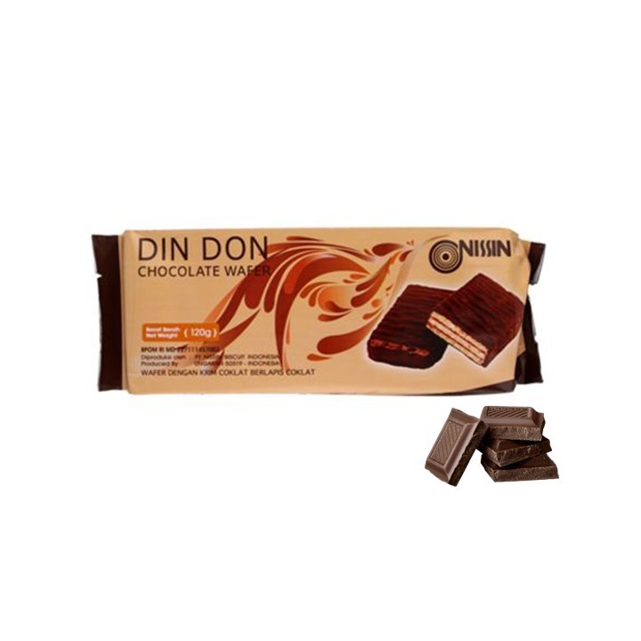 

Nissin Din Don Biskuit Wafer Coklat 120 gr