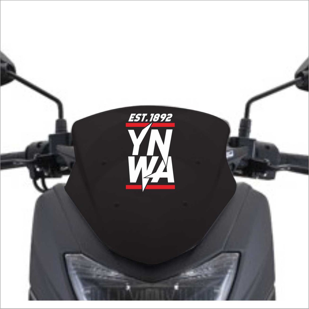 CUTTING STIKER  LIVERPOOL  YNWA WINDSHIELD VISOR YAMAHA 