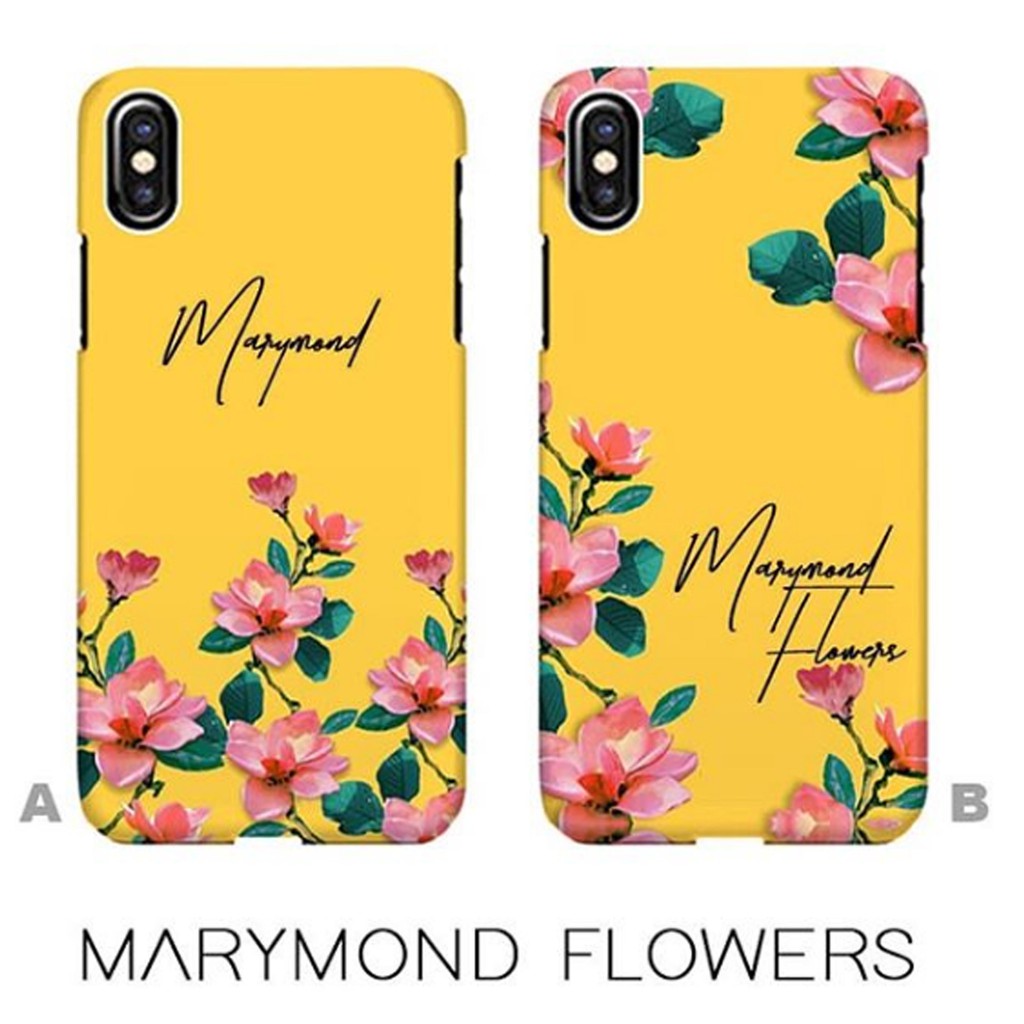 Hard Case / Soft Case Marymond Flowers