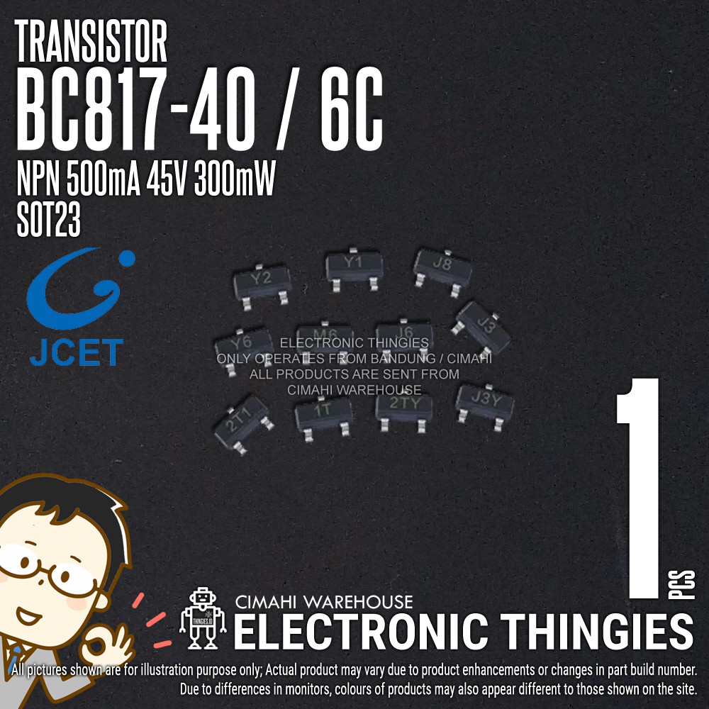 BC817-40 SOT23 JCET 6C TRANSISTOR SMD BC817