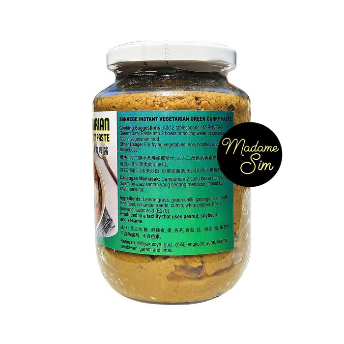

Kualitas Terbaik - Green Curry Paste - Bumbu Kari Vegetarian - Seremban (454 Gr)