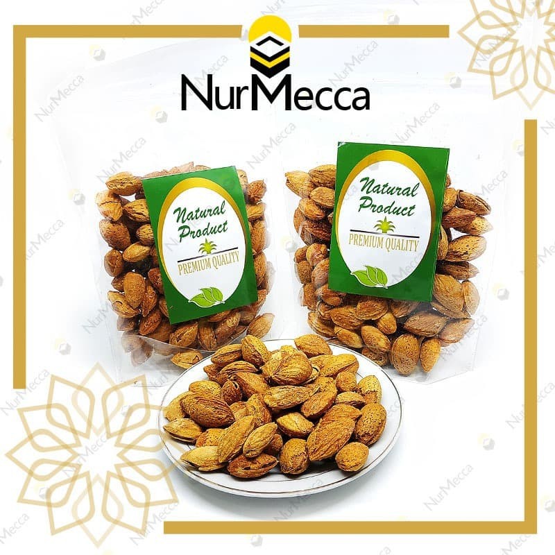 

Kacang Arab Almond 250 gr Import Camilan Sehat Oleh Oleh Haji