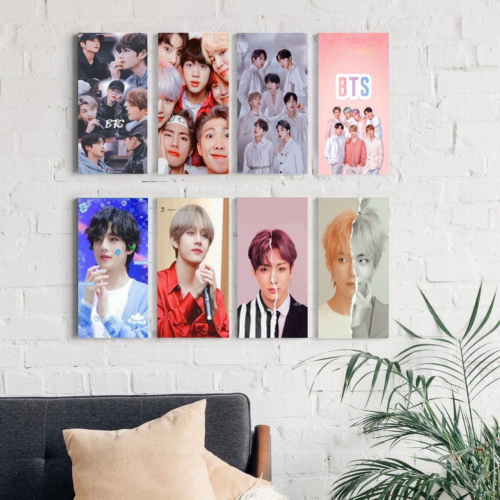 BTS Quotes Quote Hiasan Dinding BTS Walldecor Pajangan Poster Kayu Motivasi Vintage Murah - IQ104