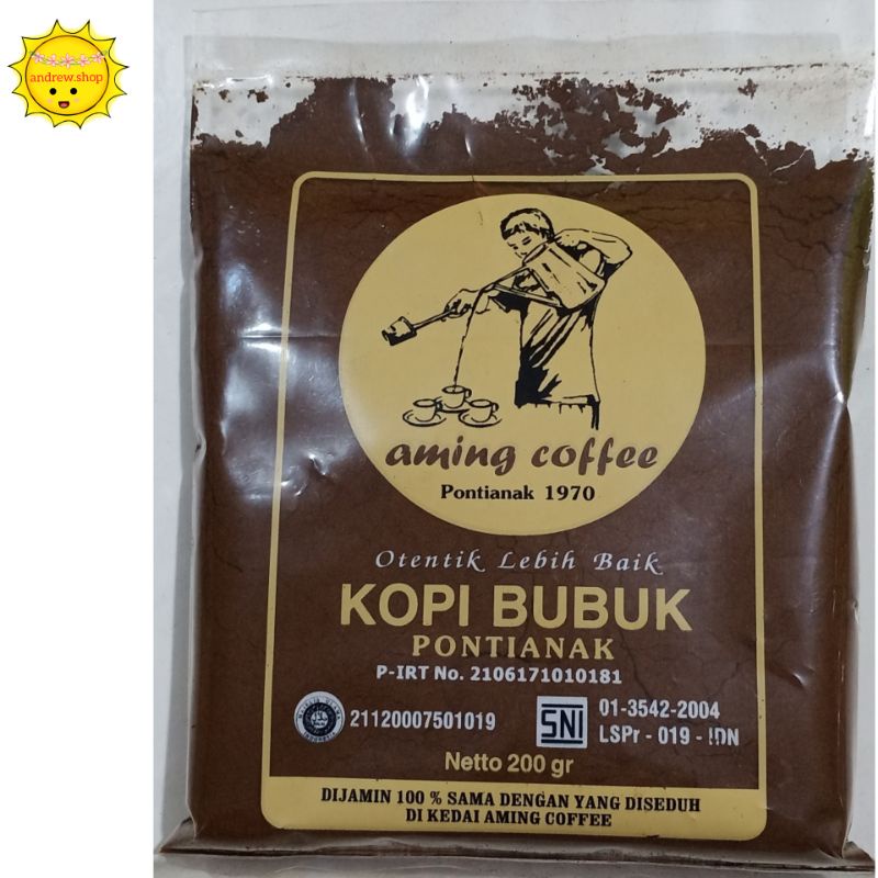 

Kopi Bubuk Aming Coffee 200gr