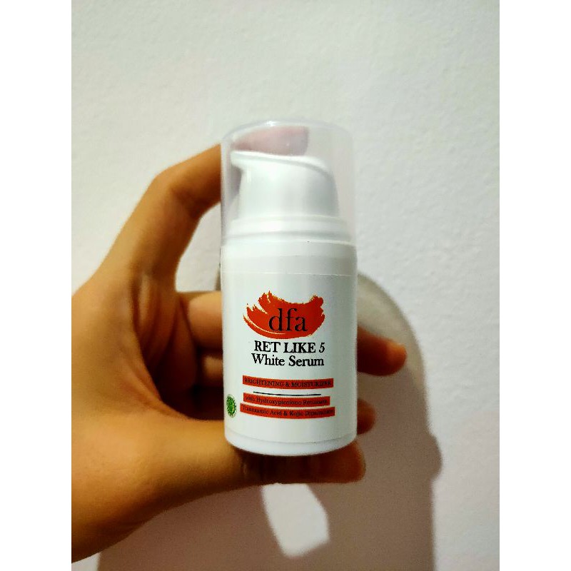 dfa ret like 5 white serum, dfa vit C serum, dfa cysteaplus