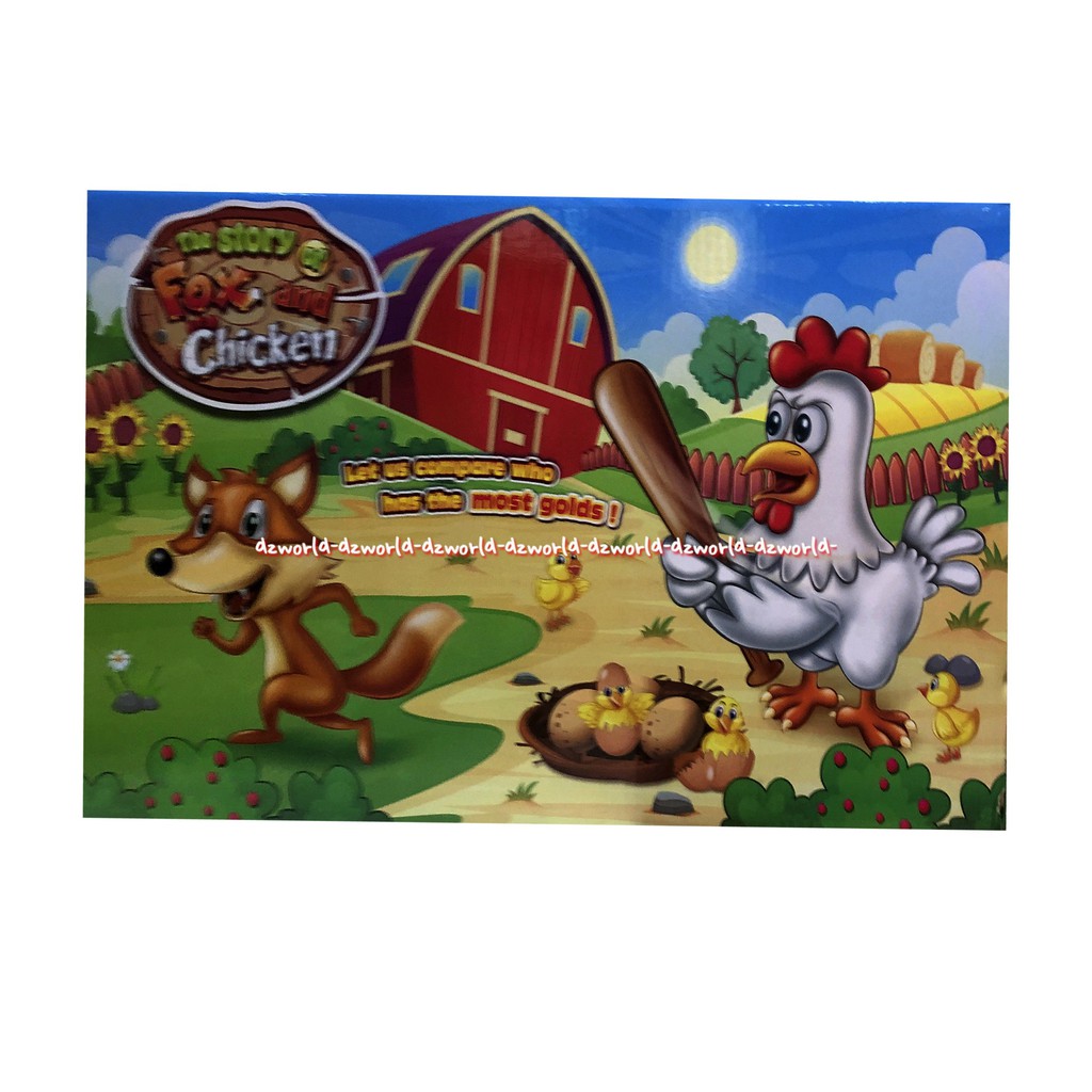 Kiddy Fun The Story Fox and Chicken Mainan Anak