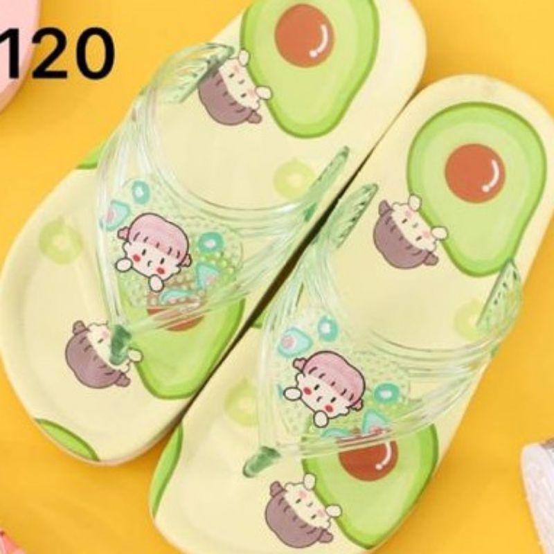 Sandal Jepit Anak Perempuan Motif Buah Buahan Winola Collection WNL 2015-2