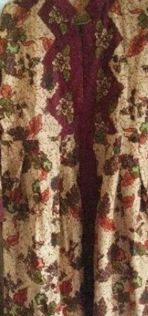 Gamis Batik Tumpal Warna Size Standar Dan Jumbo Bahan Katun Mataram Primisima