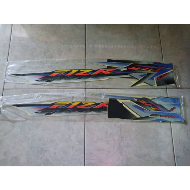 Striping Stiker Sticker Lis Les List yamaha fiz r  fizr f1zr f1z r 2003 sporty biru silver