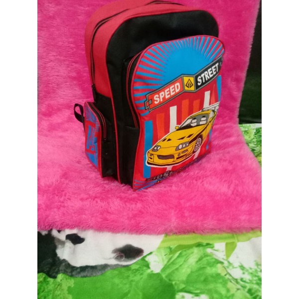 Tas ransel sekolah anak SD TK paud cowok import