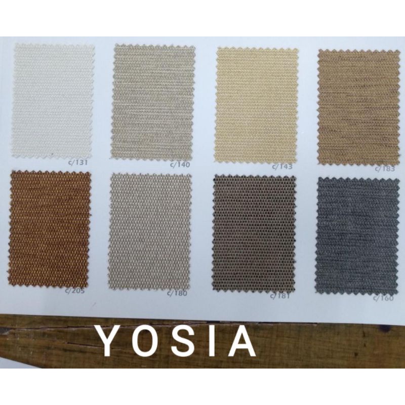 BAHAN KAIN ATEJA MINIMALIS INTERIOR - YOSIA (Sofa, Kursi, Bantal, Pakaian, Jok)