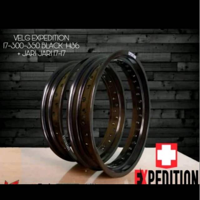Velg expedition klx crf 150 supermoto  ring 17 17
