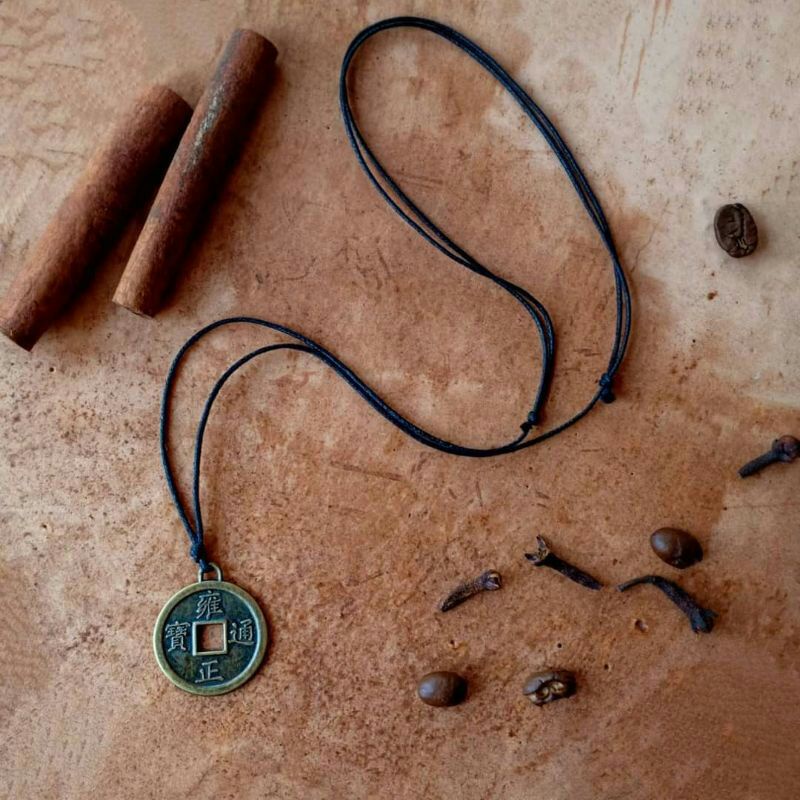 Kalung Koin Cina Kalung Logam Koin Cina
