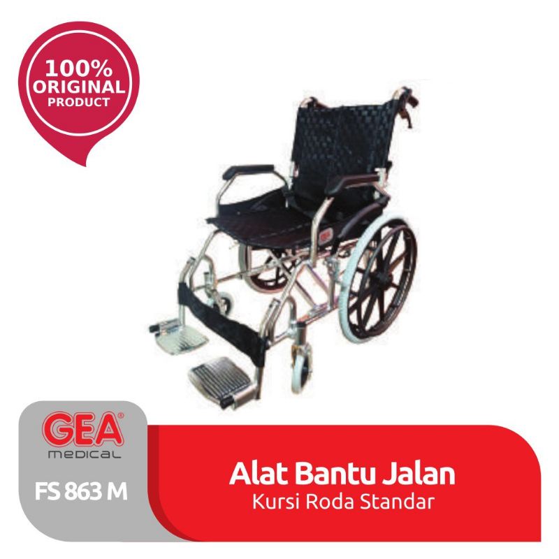 Kursi Roda GEA FS863L Aluminium / Kursi Roda GEA FS863 Black Stell