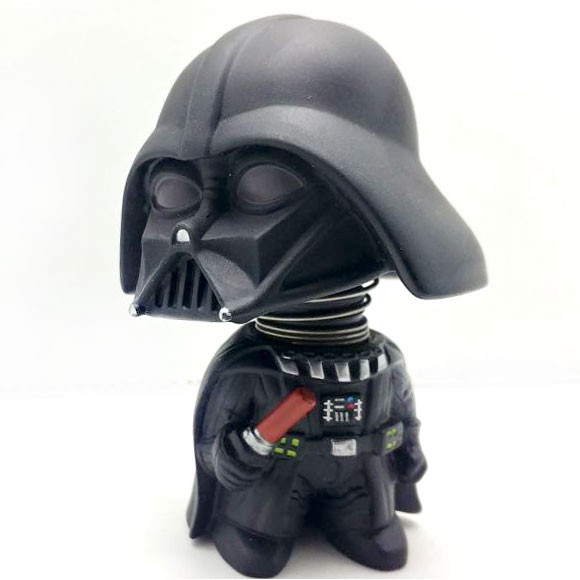 Boneka Goyang Mobil Action Figure Dart Vader Star Wars Series - Q - Black