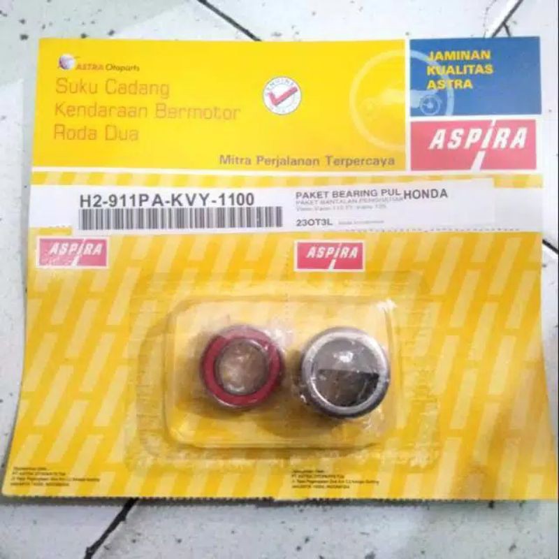 Bearing Laher Pully Puli Cvt Bambu 6902 Set Vario 110/125/150 Beat Scoopy Spacy Karbu/