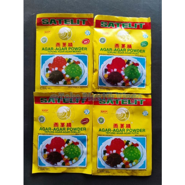 

Agar Satelit Warna Merah | Hijau | Coklat | Putih - 7 gram