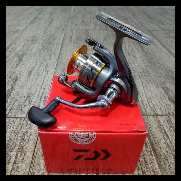 Promo Murah Jual Rell Rel Ril Rill Reel Pancing Daiwa Crossfire 3000 3Bi Best Seller