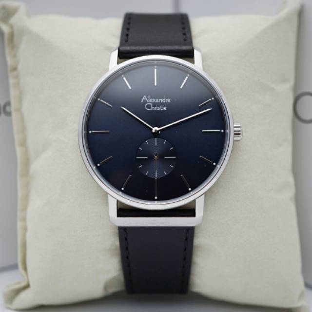 Jam Tangan Pria Alexandre Christie AC 8572 Silver Blue.Original