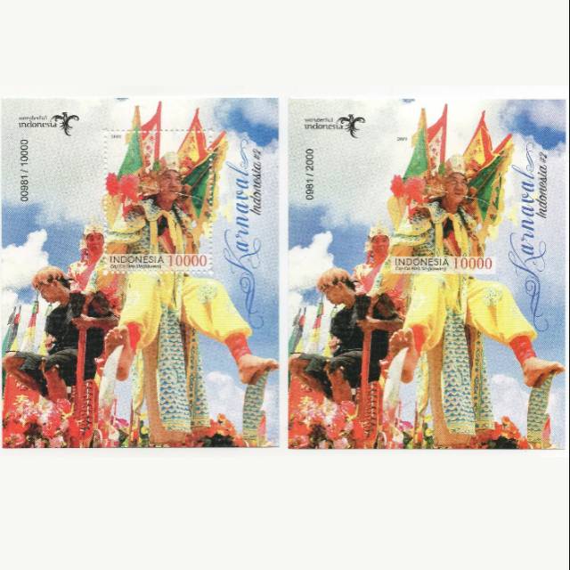 

1 Set SS Perangko Indonesia Karnaval Perfect & Imperfect Tahun 2019