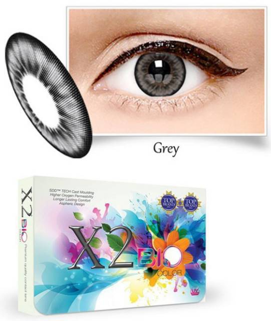 Softlens x2 bio colour/soflens warna bulanan X2 BIO COLOR/soflens x2 normal s/d -6.00