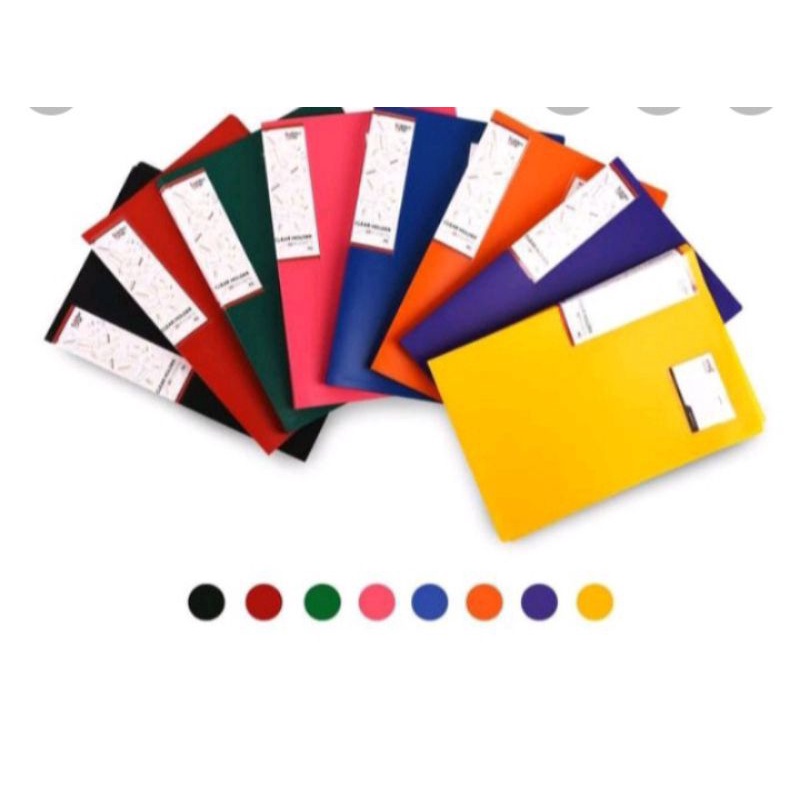 

Clear holder / dokumen keeper isi 60 pocket folio (F4)Merk Folder One