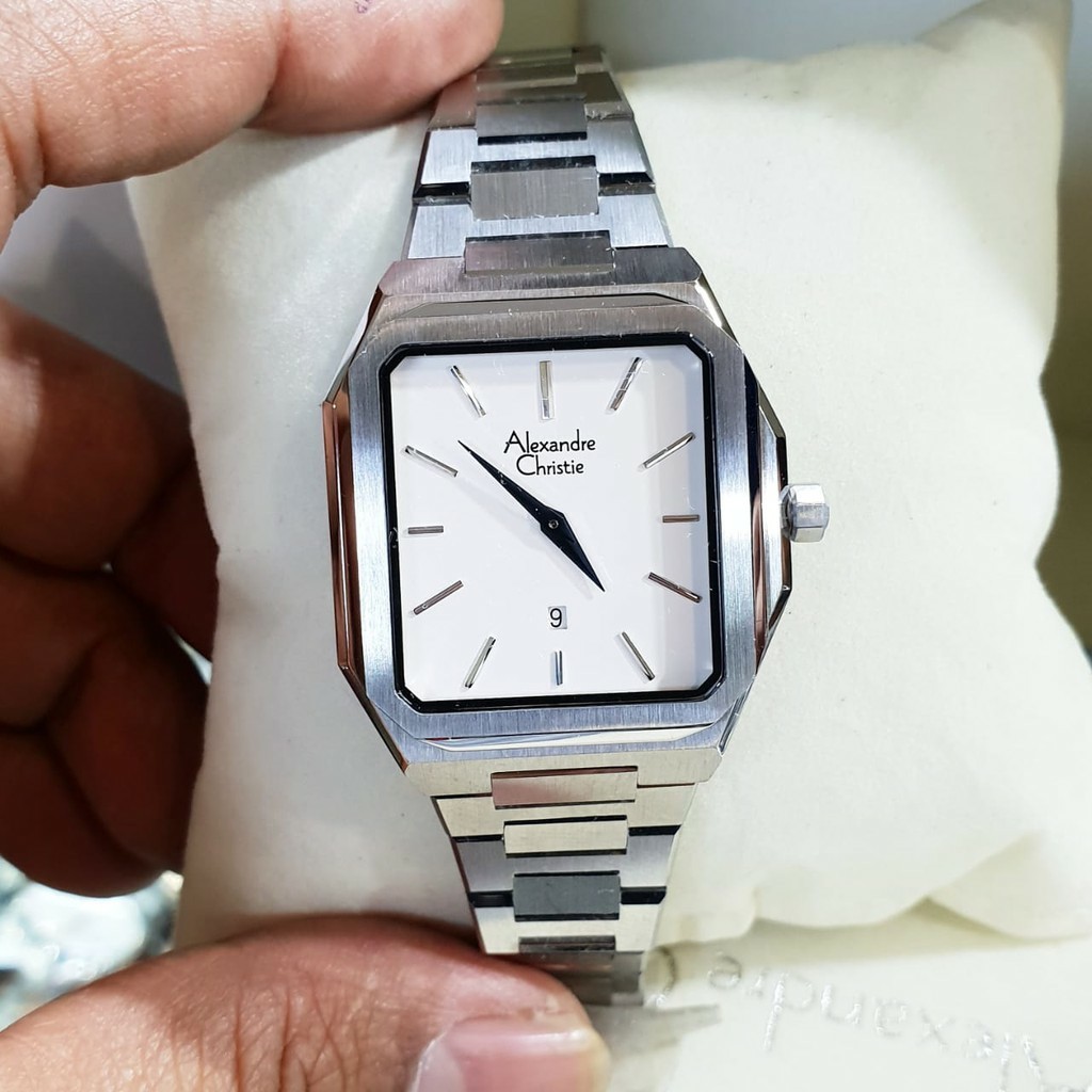 AC alexandre Christie  AC 8601 WANITA original stainless steel SILVER