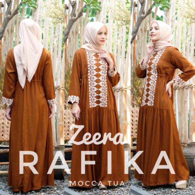 Daster arab ZEERA RAFIKA Clasic Dress Rayon Busui Original