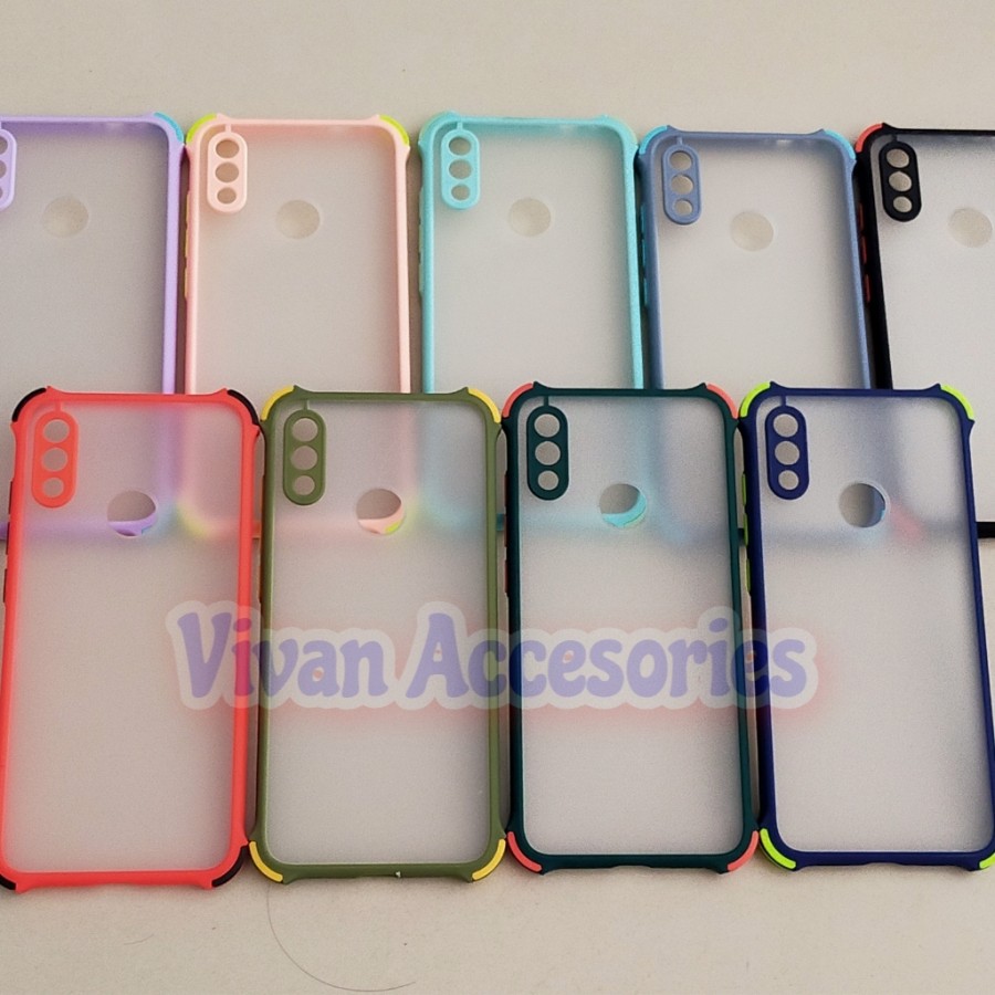 Case Redmi Note 7 Matte Colour Shockproff Anticrack