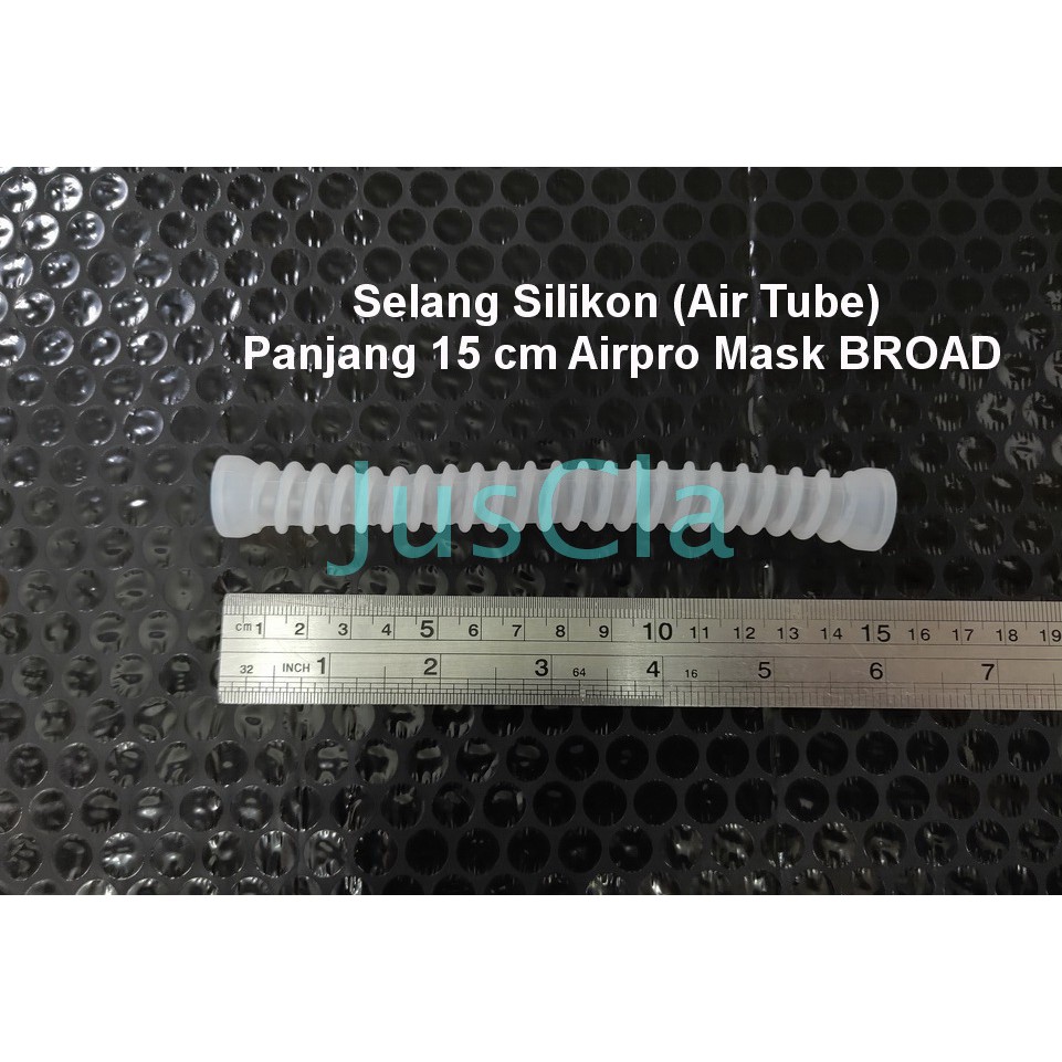 Selang (Air Tube) Silikon Airpro Mask BROAD Panjang 15 cm Replacement