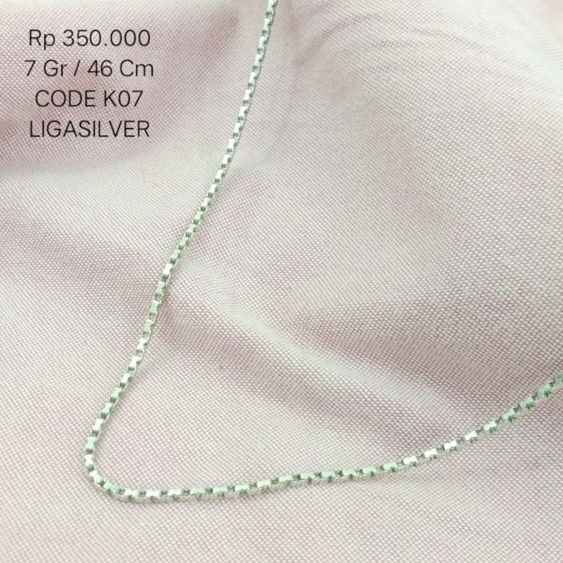 Kalung perak pria silver 925